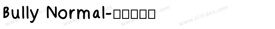 Bully Normal字体转换